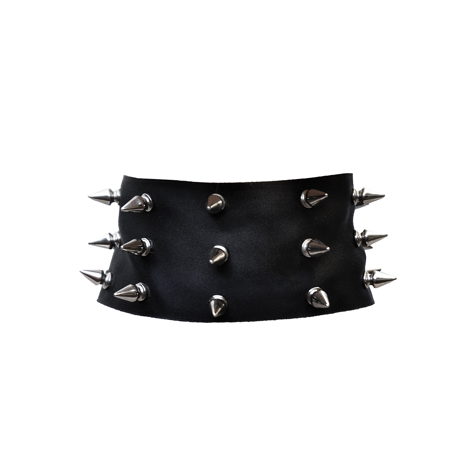 Choker de raso con triple púas