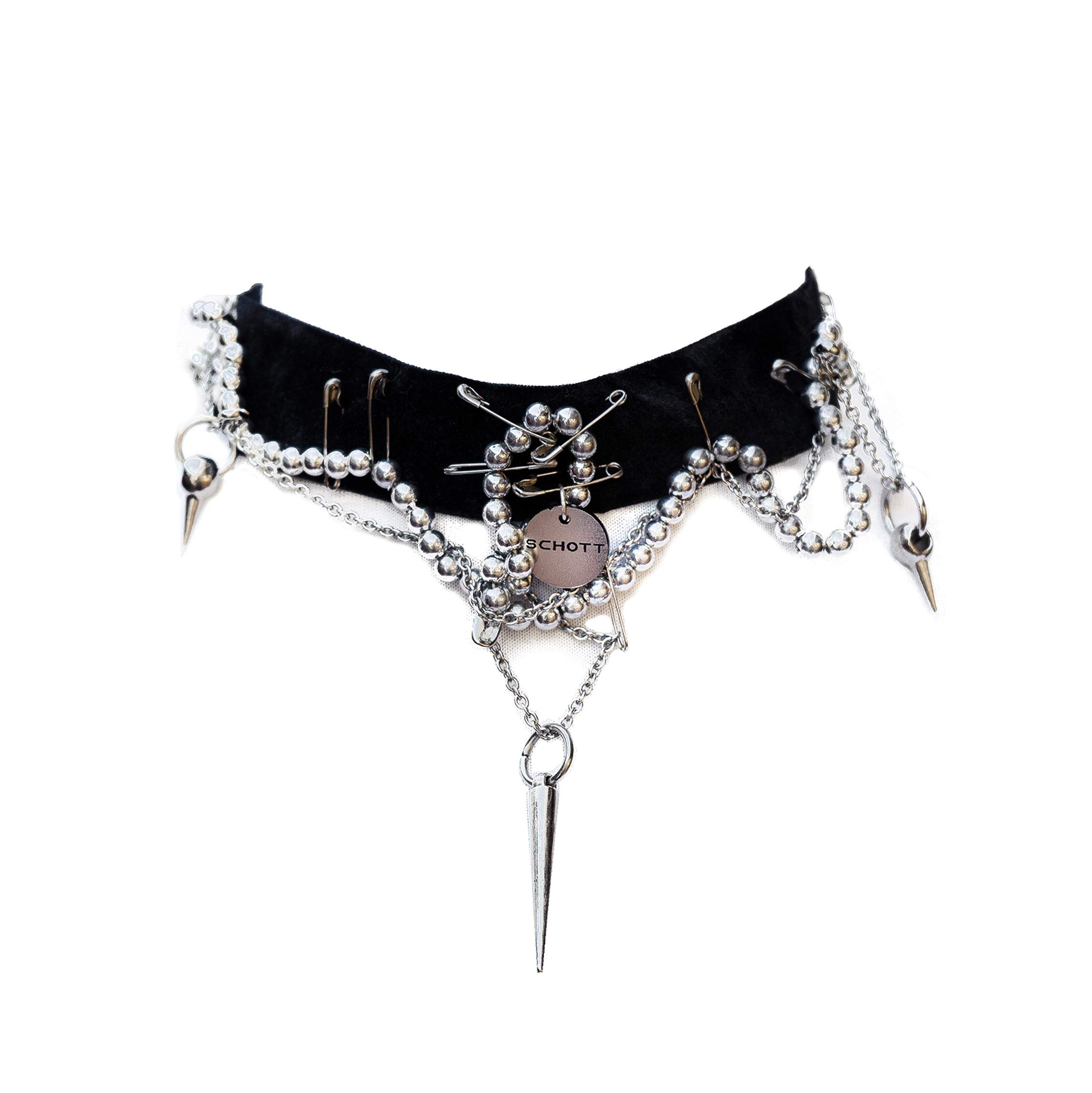 Choker terciopelo chaos