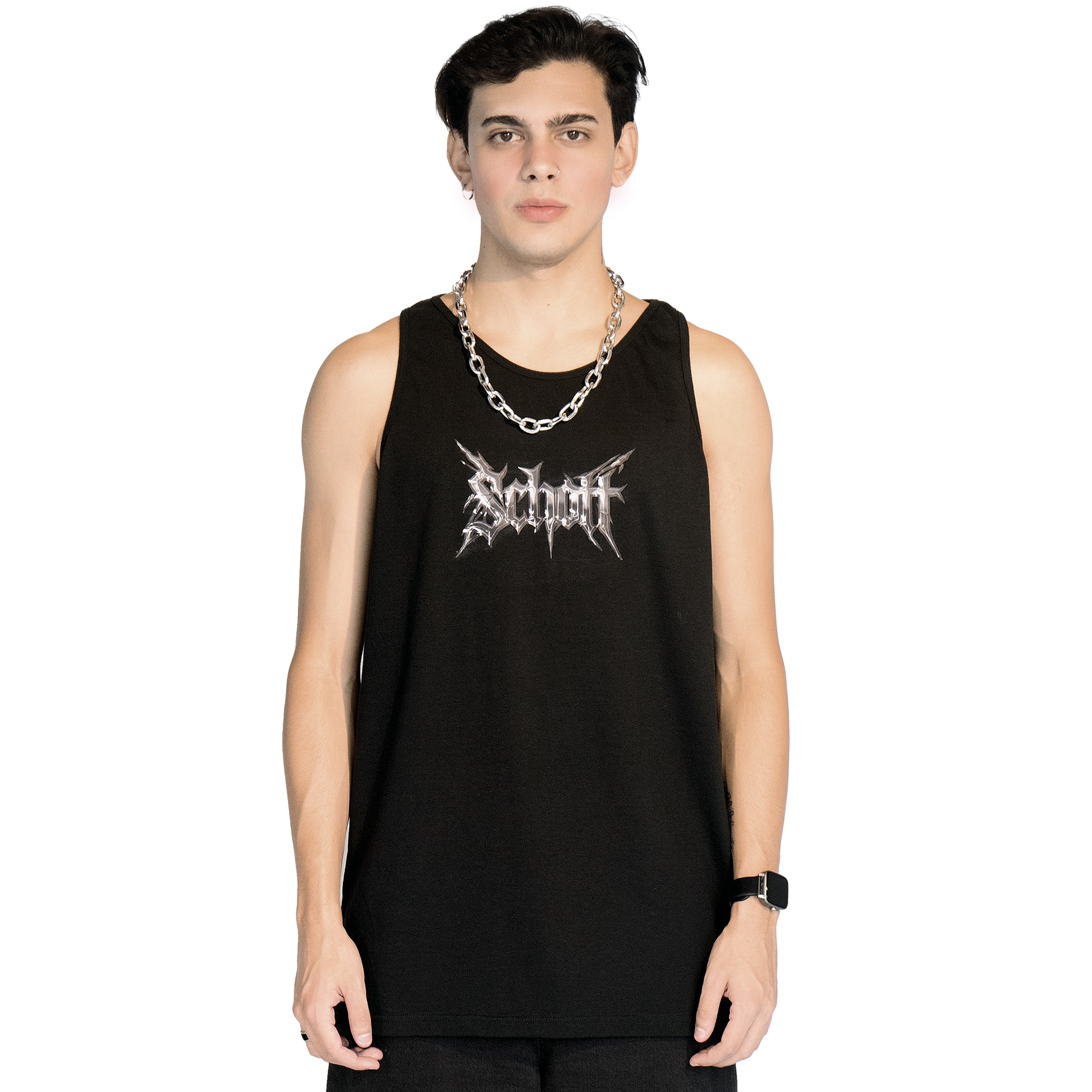 MUSCULOSA NEGRA SCHOTT